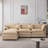 105" Modular Sectional Couch-118647535