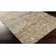 Tapis abstrait beige / gris tissé à la main-22320502