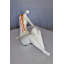 Statue femmes en résine blanche avec gouttes de peinture 14 po x 4 po x H 8 po