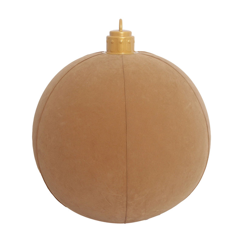 Boule de décoration de Noël Boule de Noël gonflable d'extérieur 60cm, Coffee