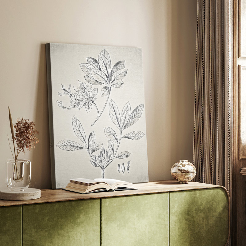 Imprimé floral rétro CCX III - galerie Cavas sur mesure, H 27 po x l 18 po