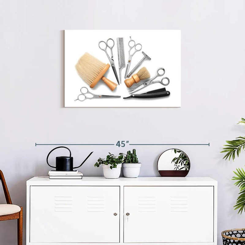 Shuttleworth Barber Set, 20" H x 30" W