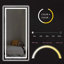 Miroir à DEL pleine longueur avec lumières et grand miroir pour toute la chambre à coucher