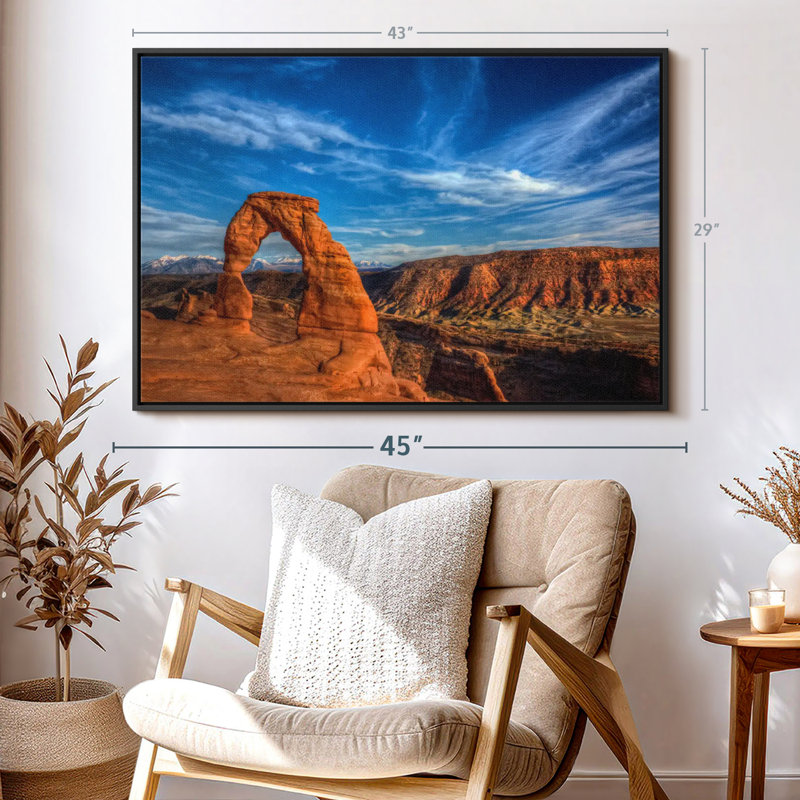 Nature "Art mural du parc national des Arches de l'Utah", H 29 po x l 43 po