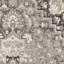 Tapis médaillon gris et brun taupe 5 pi x 8 pi
