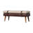 Solid Wood Bench with Nailhead Trim-796138020
