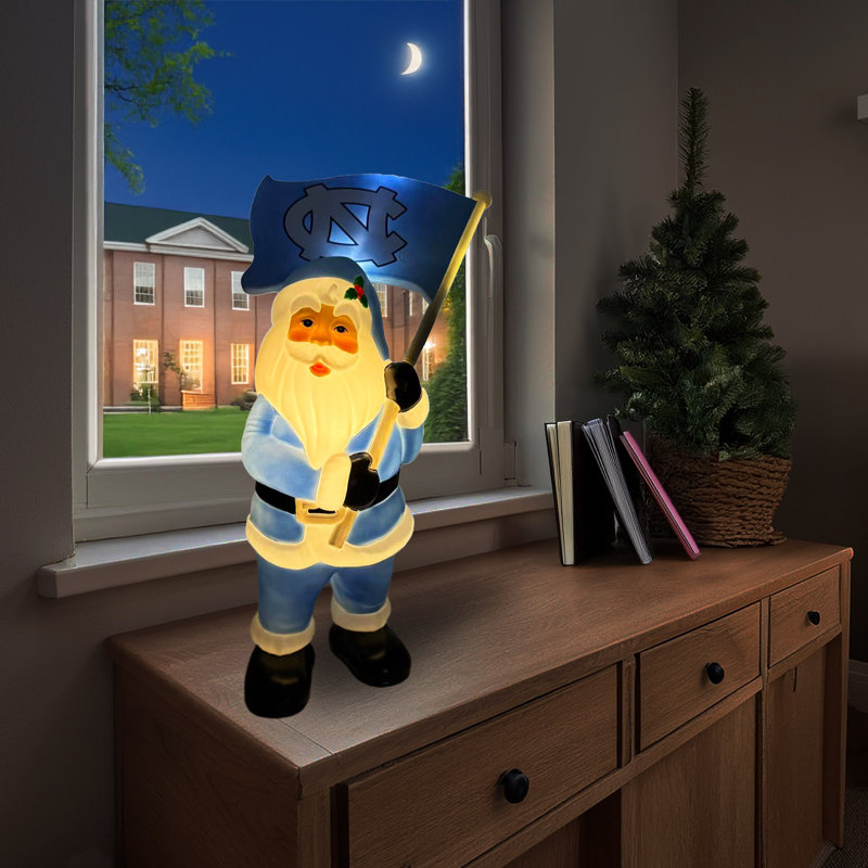 NCAA 20 "North Carolina, NCAA 20" North Carolina Blow Mold Santa