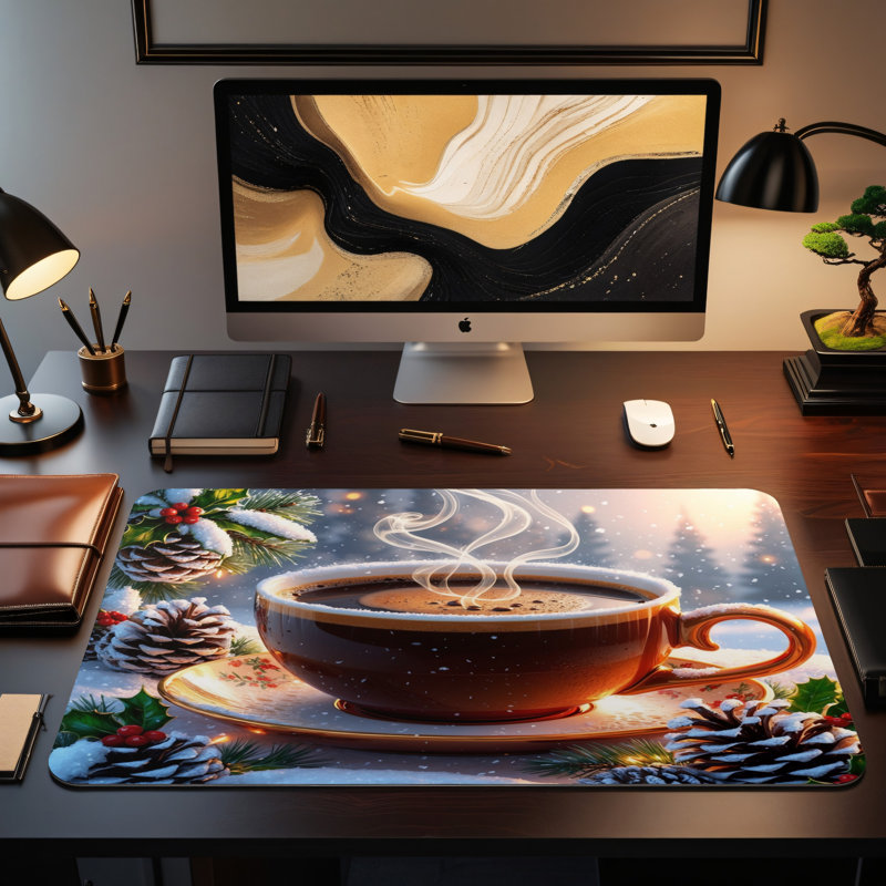 Polyester Desk Pad, 31.5x15.5