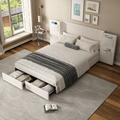 Solid Wood Bed