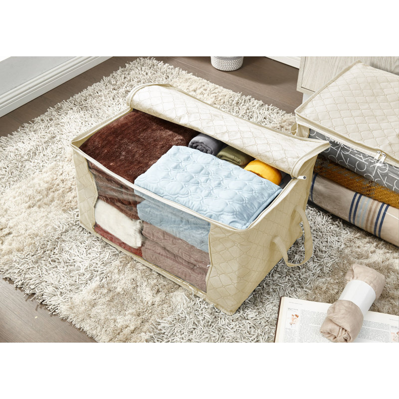 Ensemble de bacs de rangement en tissu