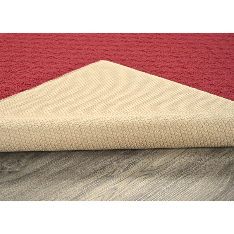 Ebern Designs Mori Area Rug Chili Red, Runner 3' x 12' 