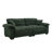 90.55" Modern Chenille Deep Seat, cloud Couch Sectional With Pillows-2052102872