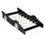 Lit plateforme simple avec roulettes-118281545