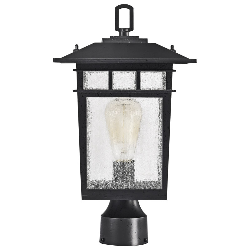 Seeded Lantern Head, 16.14" H x 9" W x 9" D, Textured Black
