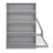 Bunk Bed With Chic Rattan Aesthetics, Bunk Bed Frame With Storage Bookshelf And LED Lighting-904871331