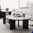 Modern creative rock plate coffee table