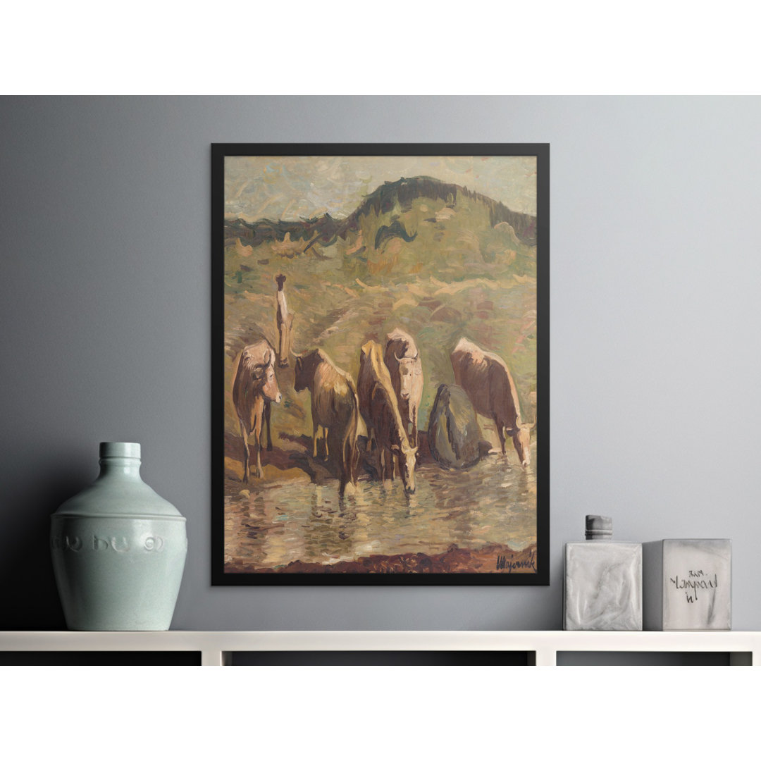 Modern Design Black Framed Poster