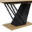 Modern Geometric Rectangular Dining Table-1283352910