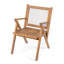 Chaise de patio avec coussin (ensemble de 2)