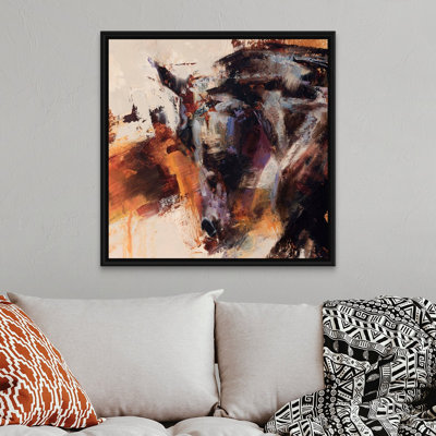 Reproduction d’art sur toile polie Curve par Julie T. Chapman