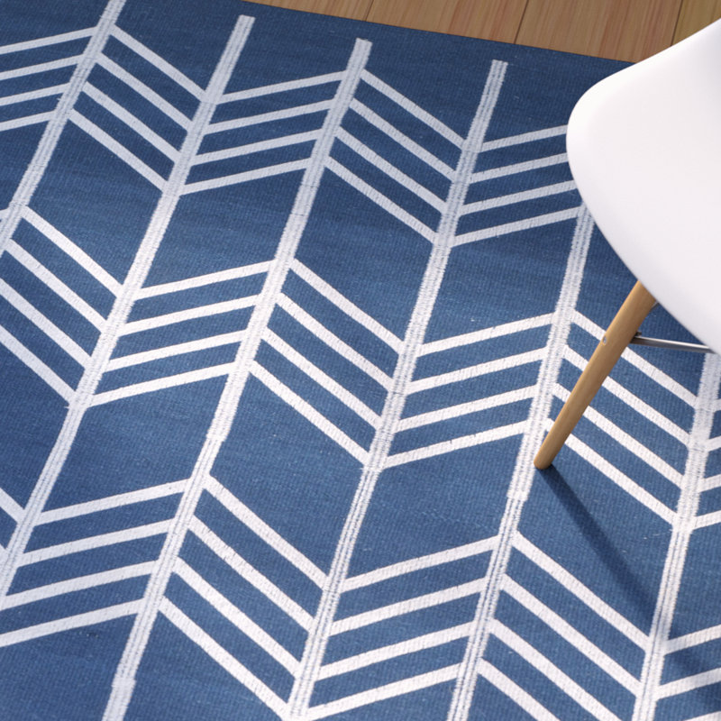Tapis tissé à la main Tyrel, Rectangle 4 pi x 6 pi