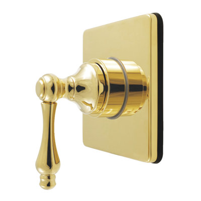 Kingston Brass Restoration Single-Handle Wall Mount Six-Way Diverter Valve with Trim Kit