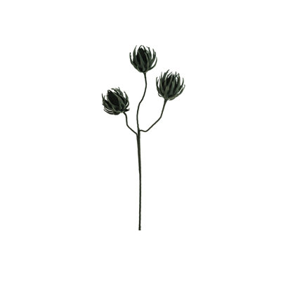  Botanica Stem Spray, 36"L Black Flexible EVA Floral Accent, Set of 6