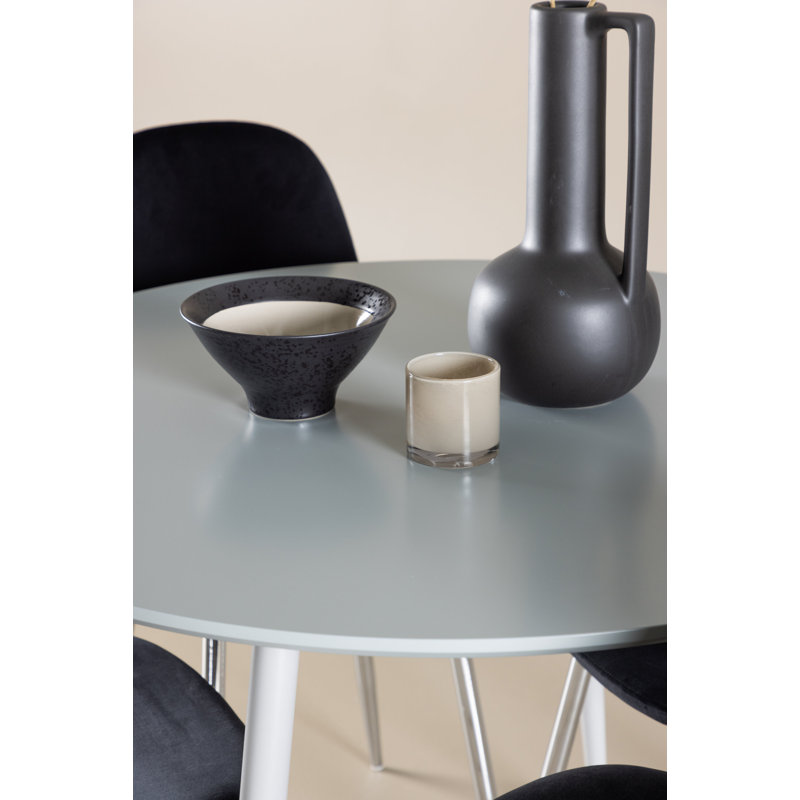 Daandre 4 - Person Dining Set, Grey