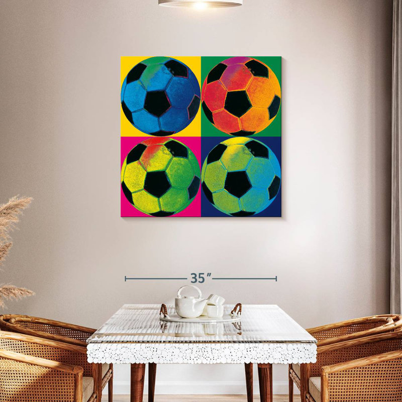 Ballon de soccer II, H 36 po x l 36 po
