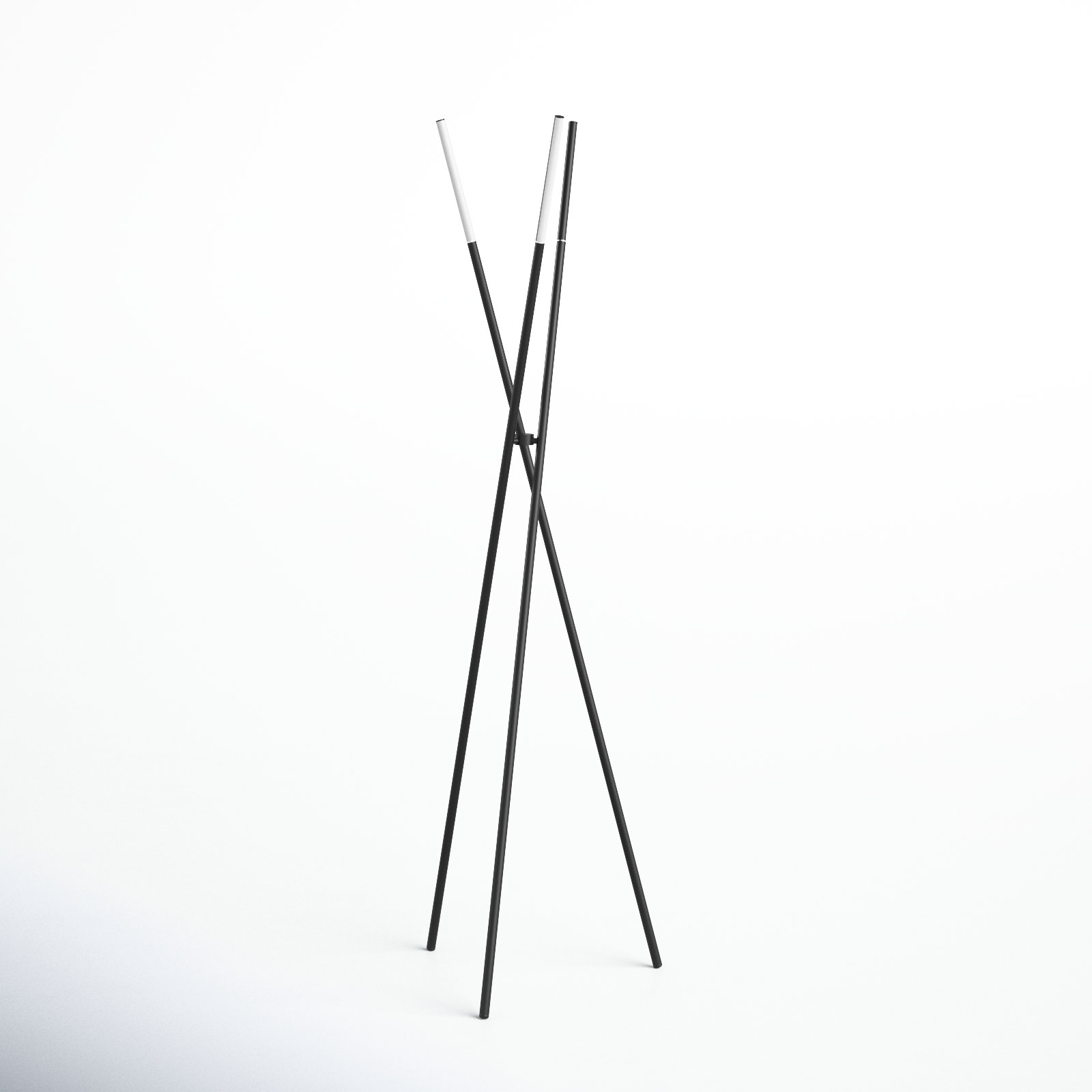 Simmons 73.5'' Dimmable LED Floor Lamp, Black