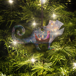 Reproduction d'acrylique suspendue en forme de Disney Disney Tangled