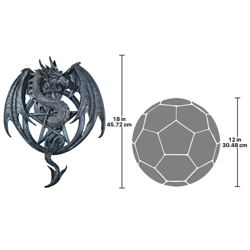 Sculpture murale «The Dragons Pentacle»