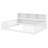 Floor Bed with Convenient Shelves and Protective Guardrails-2081308459