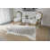 Acadia Animal Print Area Rug in Gray