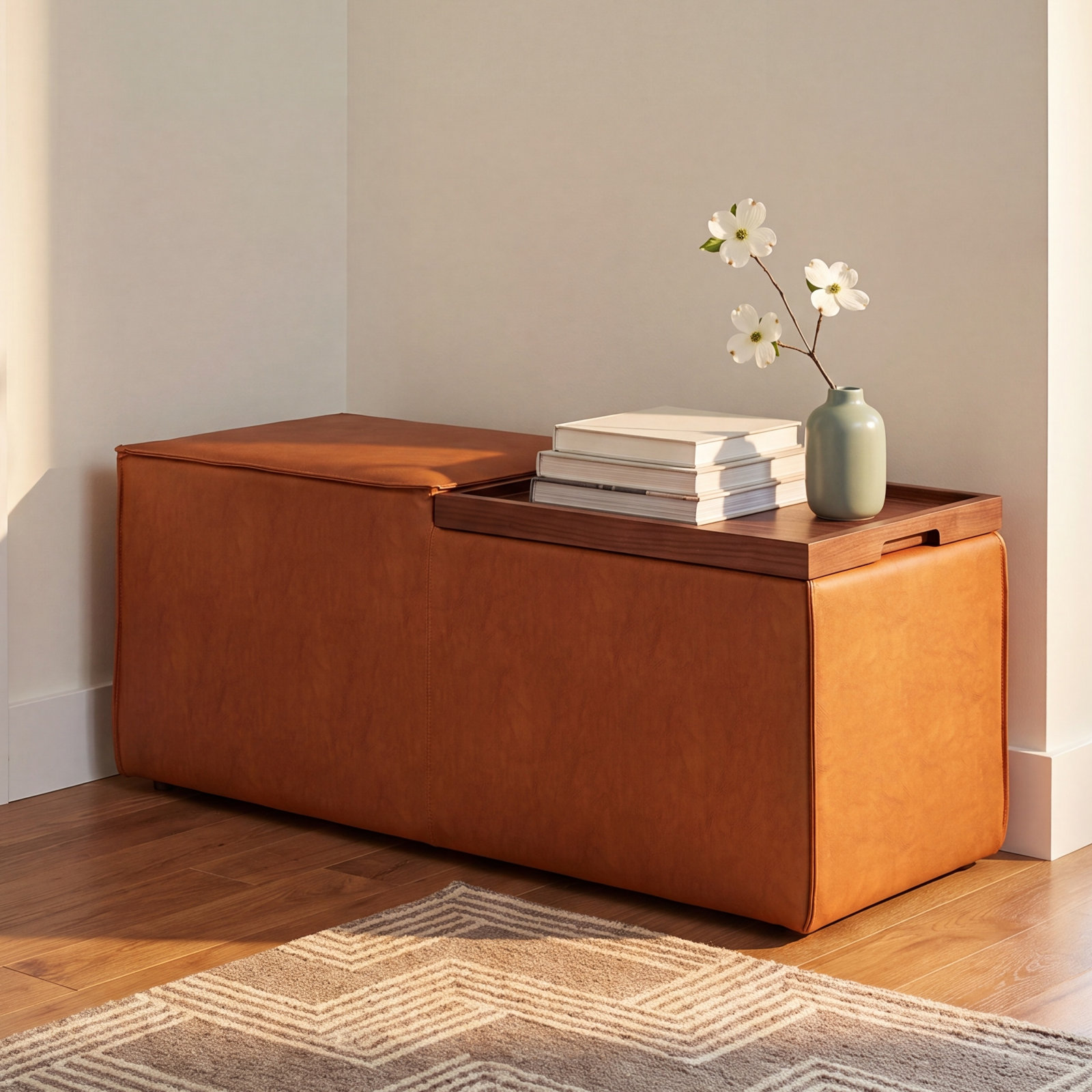 Mix Modular Storage Box Lid, Walnut