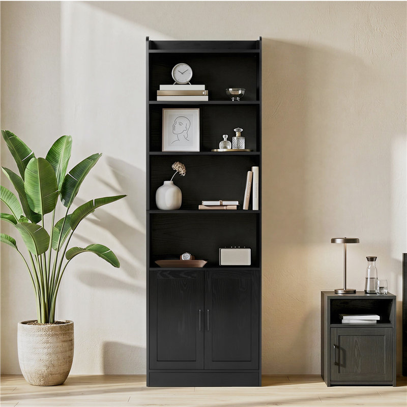 183cm H x 60cm W Bookcase, Black