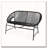 OUTDOOR PATIO WICKER LOVE SEAT-1611317679