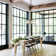 Gemma Six-Light Oval Linear Chandelier w/ Crystal Rectangular Prisms