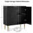 34.5"H Wood Accent Cabinets With 2 Doors-1844883342