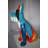 Modern Art Of A Graffiti Great Dane Dog Made Of Resin Size: 20" X 11" X 28"H