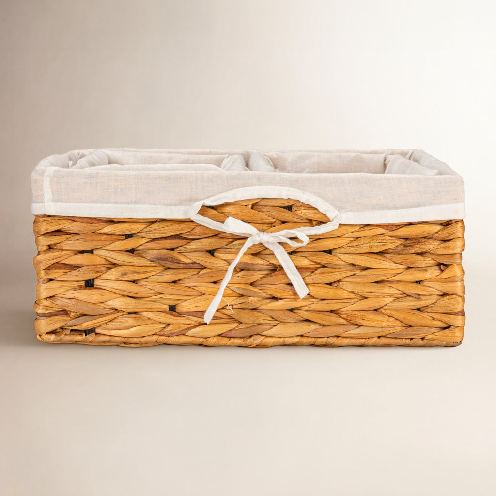 Cimah Handwoven Seagrass Storage Bin, Natural