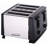 Brentwood Applicances 4 Slice Long Slot Toaster-1752718090