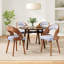 Chaises d'appoint rembourrées avec dossier rembourré-126239168