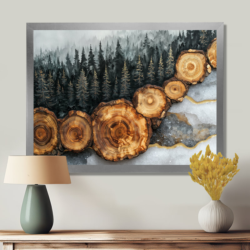 Gloretta - Landscapes Canvas Art Print, H 30 po x l 40 po, Avec cadre, Argent