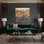 «Southwestern Plants Creosote Bush 156», art mural sur toile beige