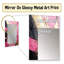 Minimalisme rose doré Poteries I - miroir mural décoratif spirales abstraites, miroir rose, impression d'art en métal-2076682954