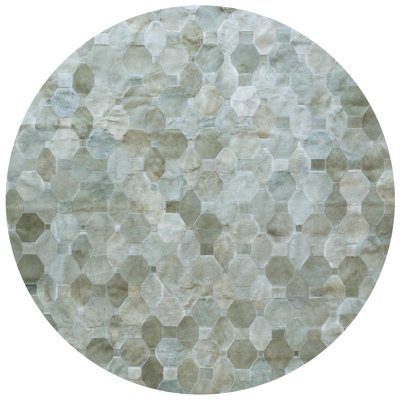 Art Hide Cowhide Area Rug in Green