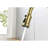 Single Handle Stainless Steel Kitchen Faucet In Brushed Gold - 3 Water Output Options  Stream, Spray,   & Smooth Operation High Arc Pull Out With Settings Sleek Appearance-831198458