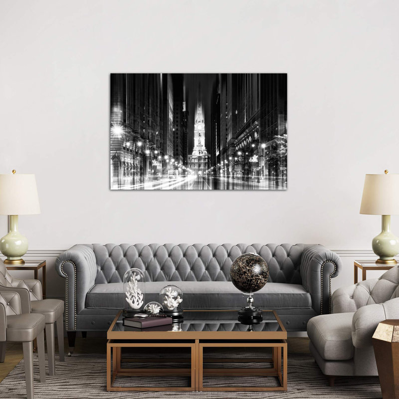 City Hall - Philadelphia by Philippe Hugonnard - No Frame Print on Canvas, 66.04 cm H x 45.72 cm W x 1.91 cm D
