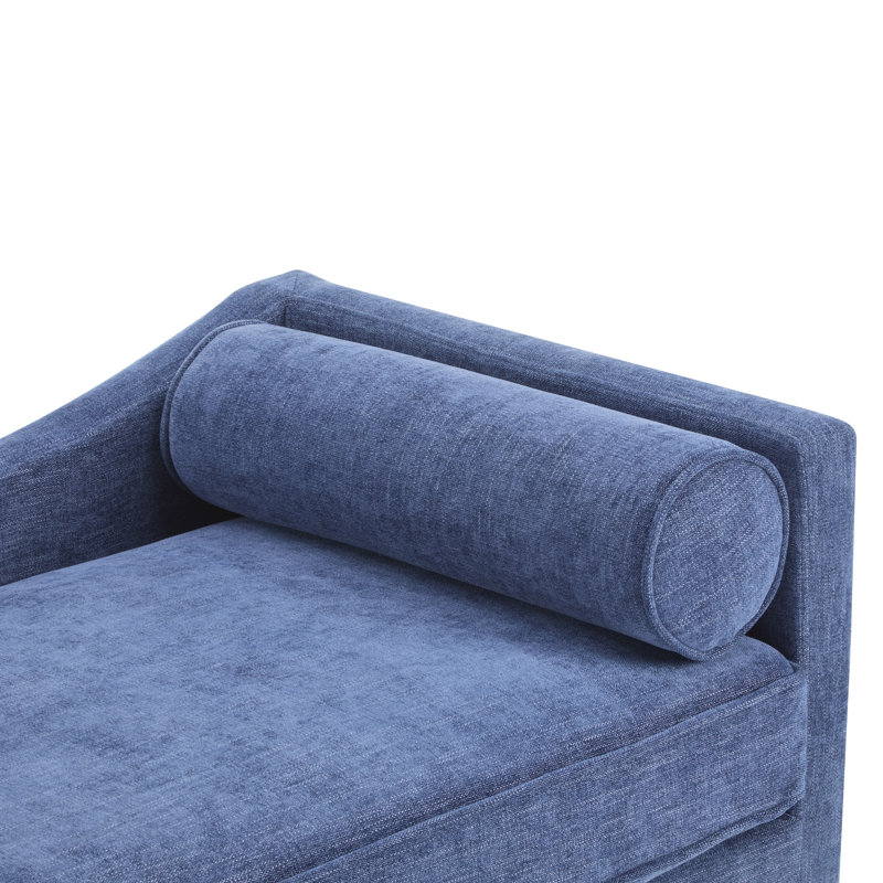 Chaise longue Orientation, Polyester bleu marine